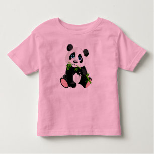 Camiseta De Bebé Panda Bear Todd;er T-Shirt