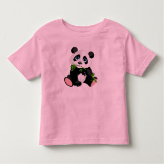Camiseta De Bebé Panda Bear Todd;er T-Shirt