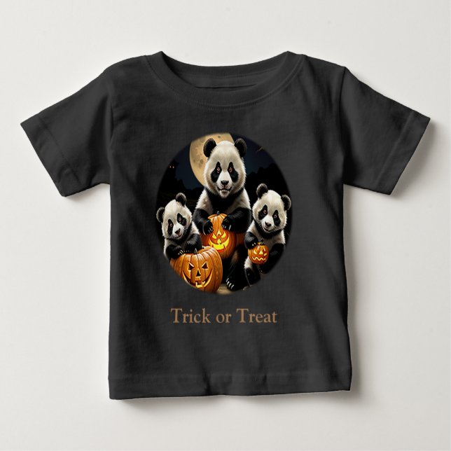 Camiseta De Bebé Panda Bears (Anverso)