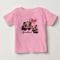 Panda Bears I Love Grandma