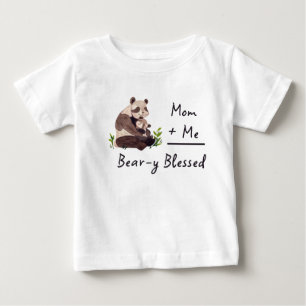 Camiseta de bebé panda bendito Beary   Regalo para