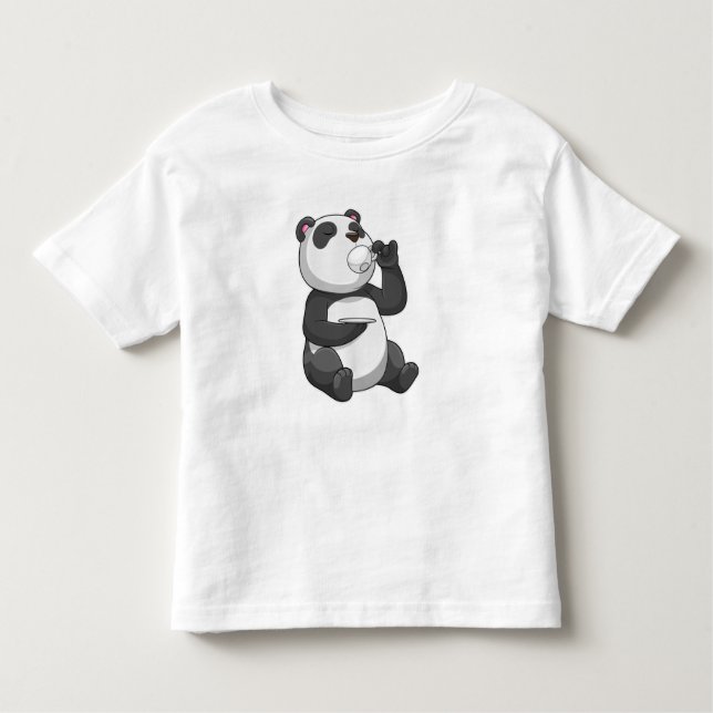 Camiseta De Bebé Panda con Tea Cup (Anverso)