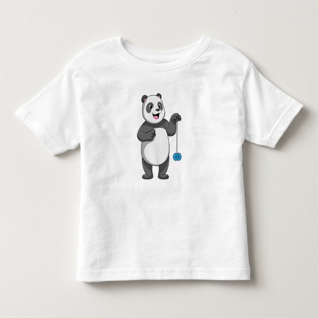 Camiseta De Bebé Panda con Yo-yo (Anverso)