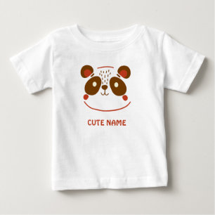 Camiseta De Bebé Panda Cudcles