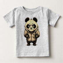 Panda Cute de diseño animal enojado