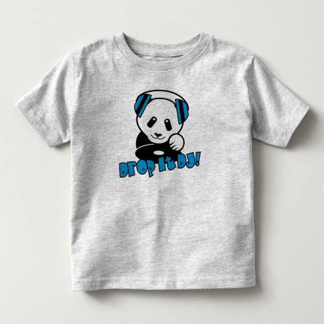 Camiseta De Bebé ¡Panda de DJ - cáigala DJ! (Anverso)
