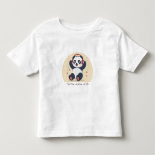 Camiseta De Bebé Panda de Música Adorable