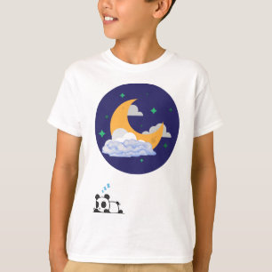 Camiseta de bebé panda dormilón adorable