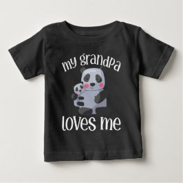 Camiseta De Bebé Panda 🐼 el regalo del abuelo