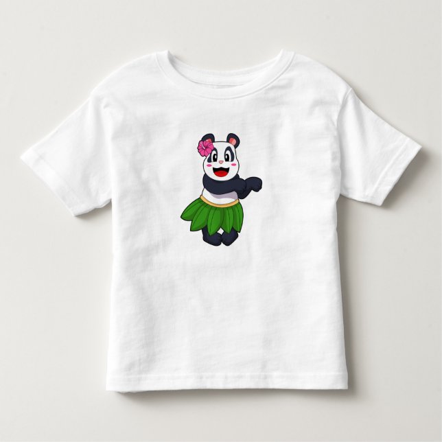 Camiseta De Bebé Panda en Ballet Dance (Anverso)