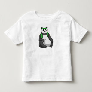Camiseta De Bebé Panda en Fitness con toalla