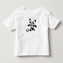 Camiseta de bebé Panda Fútbol