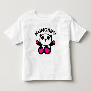 Camiseta De Bebé Panda Hungría de la panda