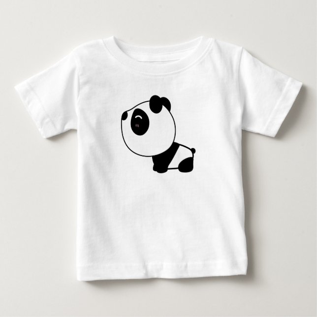Camiseta De Bebé Panda infantil lindo (Anverso)