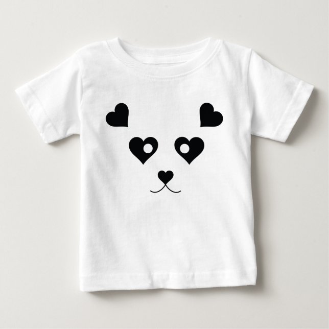 CAMISETA DE BEBÉ PANDA LOVE (Anverso)