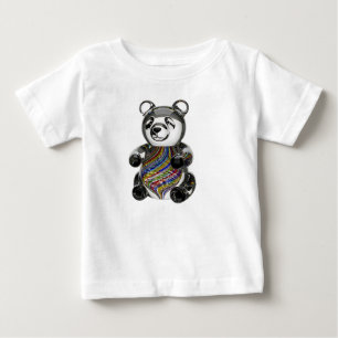 Camiseta De Bebé Pandora de Vidrio Soplado a Mano con Remolinos