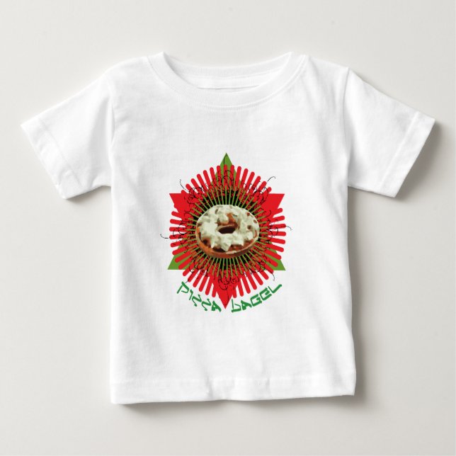 Camiseta De Bebé Panecillo de la pizza: Italiano judío (Anverso)
