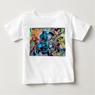 Camiseta De Bebé Panel de cómics de la noche más negra - Color