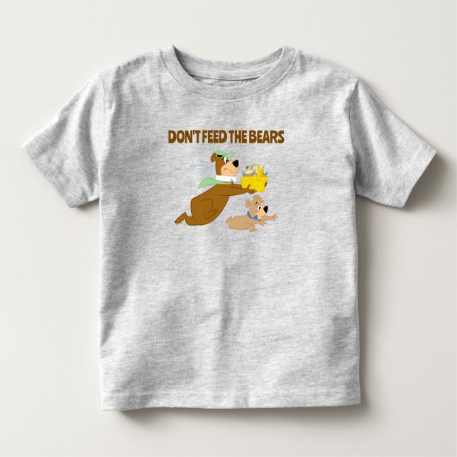 Camiseta De Bebé Pánico de Oso Yogi y Boo-Boo (Anverso)