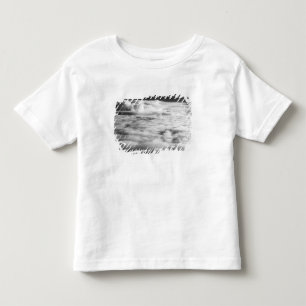 Camiseta De Bebé Panorama de nubes inquietante al amanecer. 2