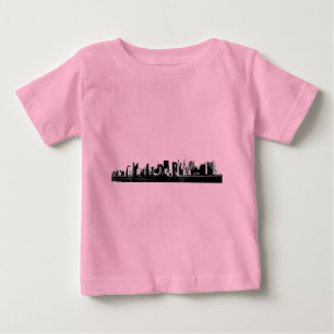 Camiseta De Bebé Panorámica Nueva York
