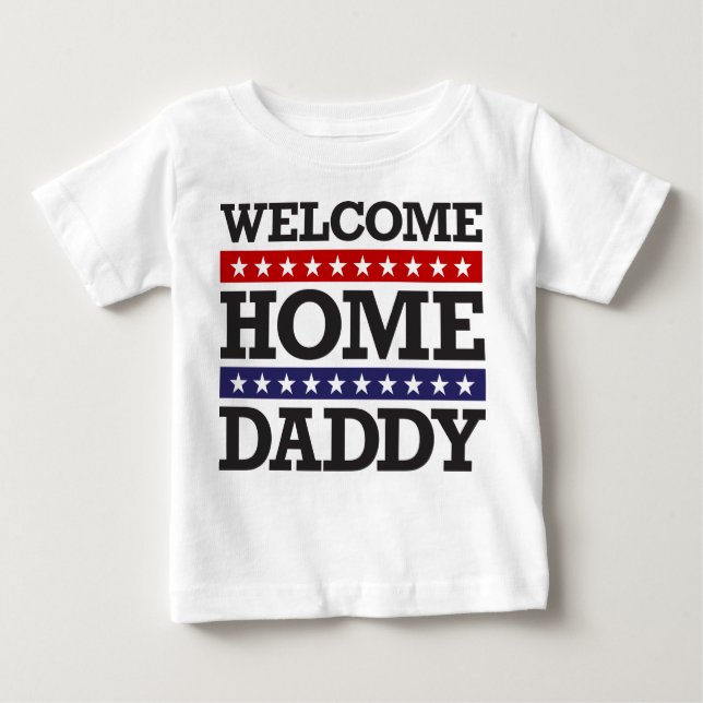 Camiseta De Bebé Papá casero agradable (Anverso)