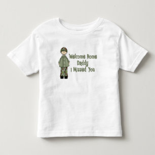 Camiseta De Bebé Papá casero agradable (hijo del ejército)