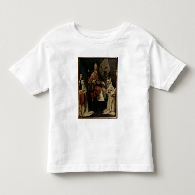 Camiseta De Bebé Papa Clemente VIII que bendice a las monjas (Anverso)