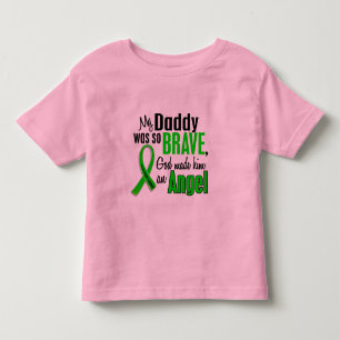 Camiseta De Bebé Papá del linfoma de Non-Hodgkins del ángel 1