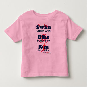 Camiseta De Bebé Papá del Triathlon