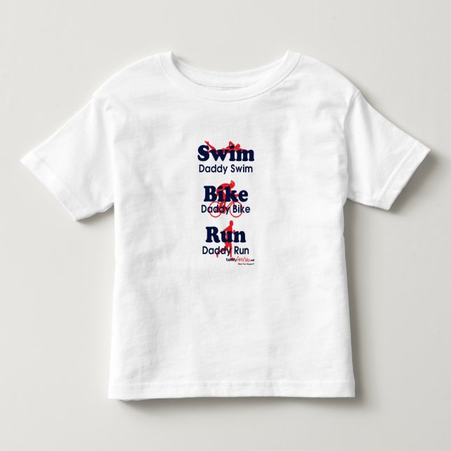 Camiseta De Bebé Papá del Triathlon (Anverso)