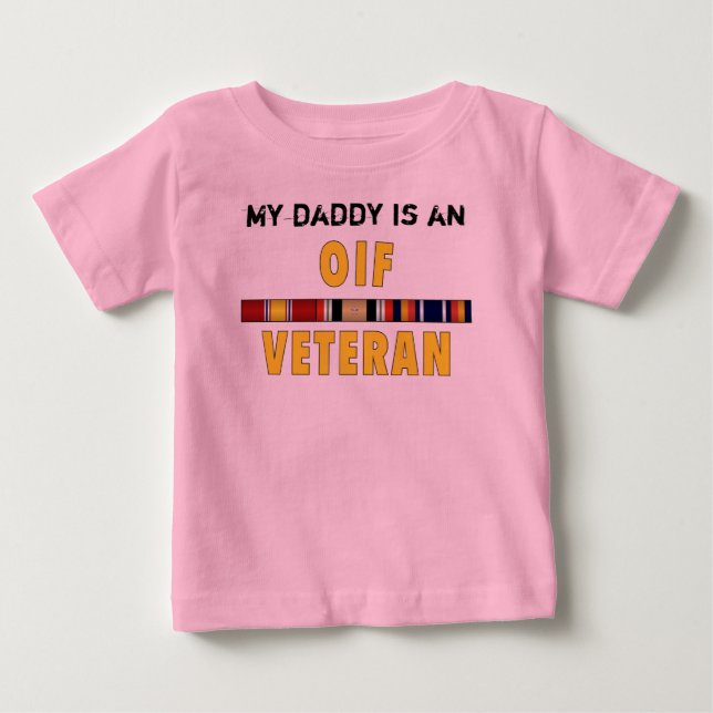 Camiseta De Bebé Papá del veterinario de OIF (Anverso)