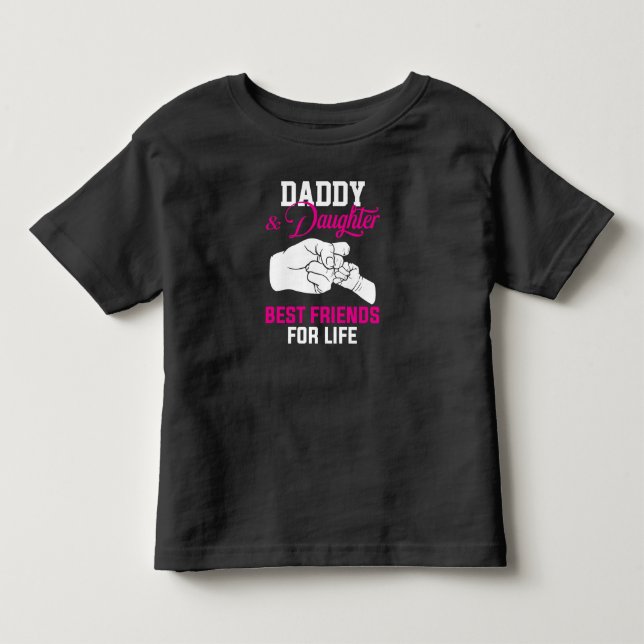 Camiseta De Bebé Papá e hija: vínculo para siempre (Anverso)