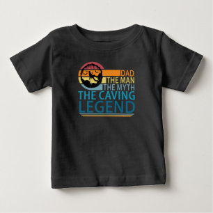 Camiseta De Bebé Papá El Hombre El Mito La Leyenda de la Cueva