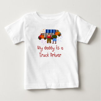 Camiseta De Bebé Papá es camionero