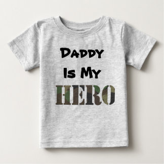 Camiseta De Bebé Papá es mi héroe