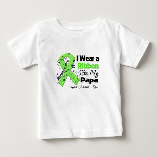 Camiseta De Bebé Papa - Lymphoma Ribbon (Anverso)