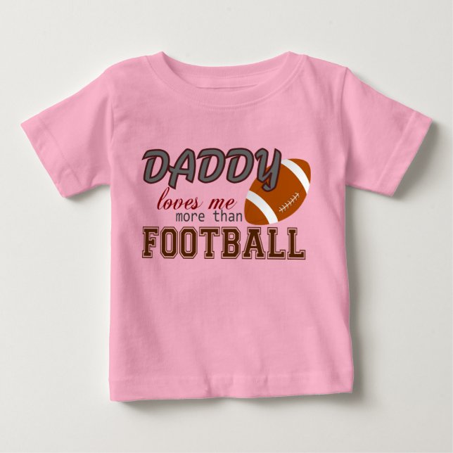 Camiseta De Bebé Papá me ama (Anverso)