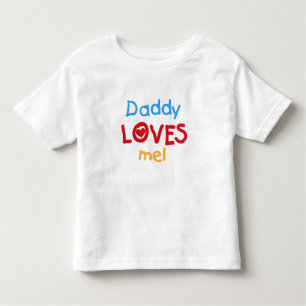Camiseta De Bebé Papá me ama