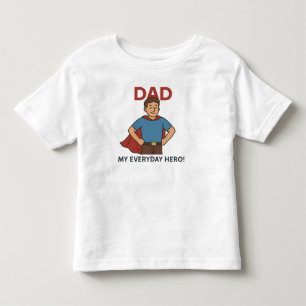 Camiseta De Bebé Papá - ¡Mi héroe de todos los días! Super Papá