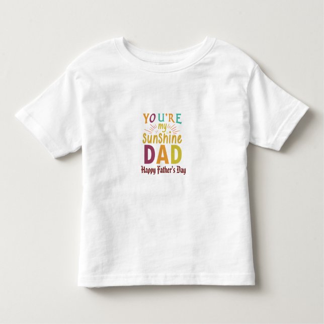 Camiseta De Bebé Papá: Mi luz guía (Anverso)