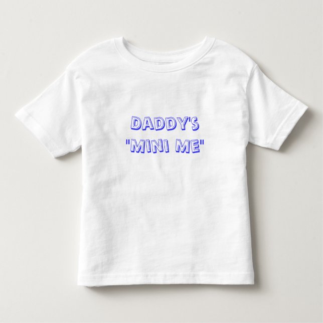 Camiseta De Bebé Papá mini yo (Anverso)