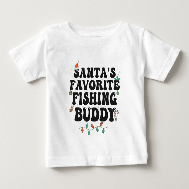 Camiseta De Bebé Papá Navidades divertidos de Santa Claus, el amigo (Anverso)