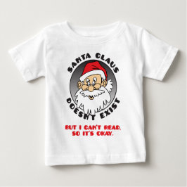 CAMISETA DE BEBÉ PAPÁ NOEL NO EXISTE