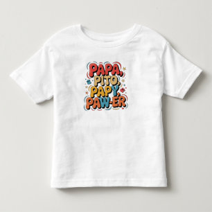 Camiseta De Bebé Papa Pito Pappy Pawer