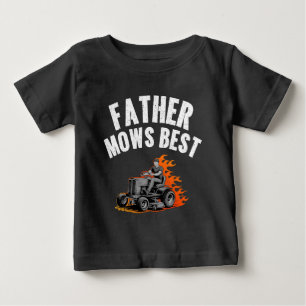 Camiseta De Bebé Papá se vuelve el mejor tonto padre en la siembra