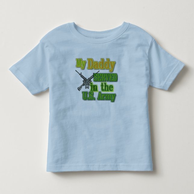 Camiseta De Bebé Papá servido (Anverso)