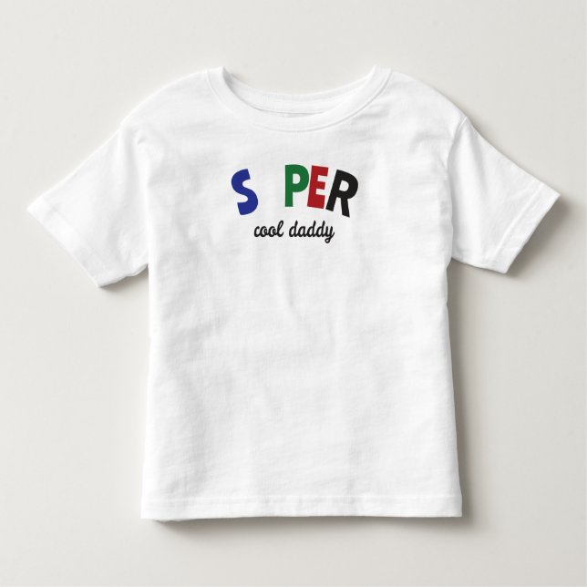 Camiseta De Bebé Papá superfresco (Anverso)
