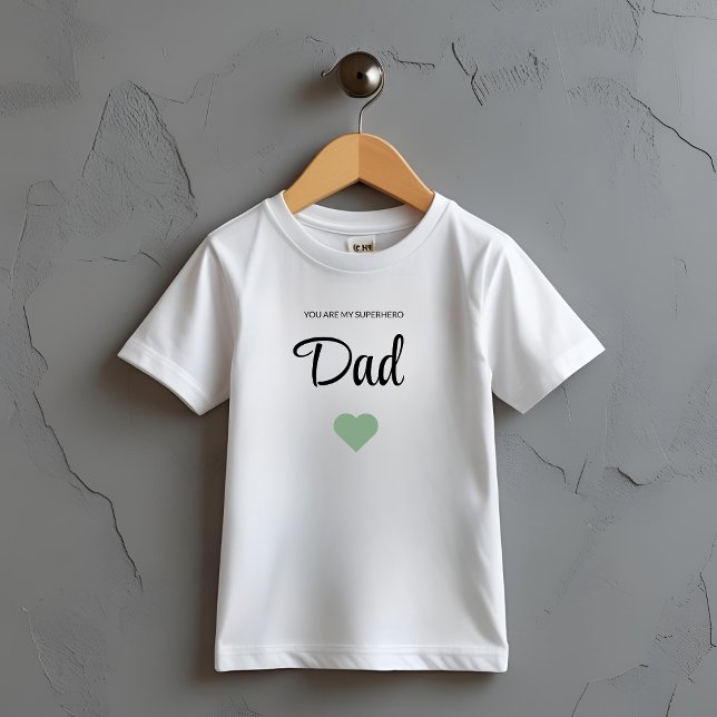Camiseta De Bebé Papá superhéroe del día del padre - regalo lindo (Subido por el creador)
