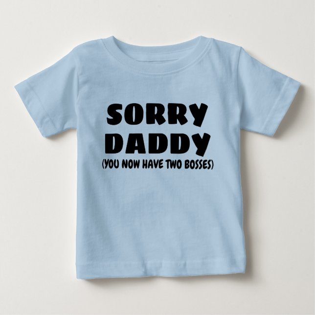 CAMISETA DE BEBÉ PAPÁ TRISTE (Anverso)